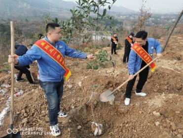 当春好时节 “劳模林”里添新绿